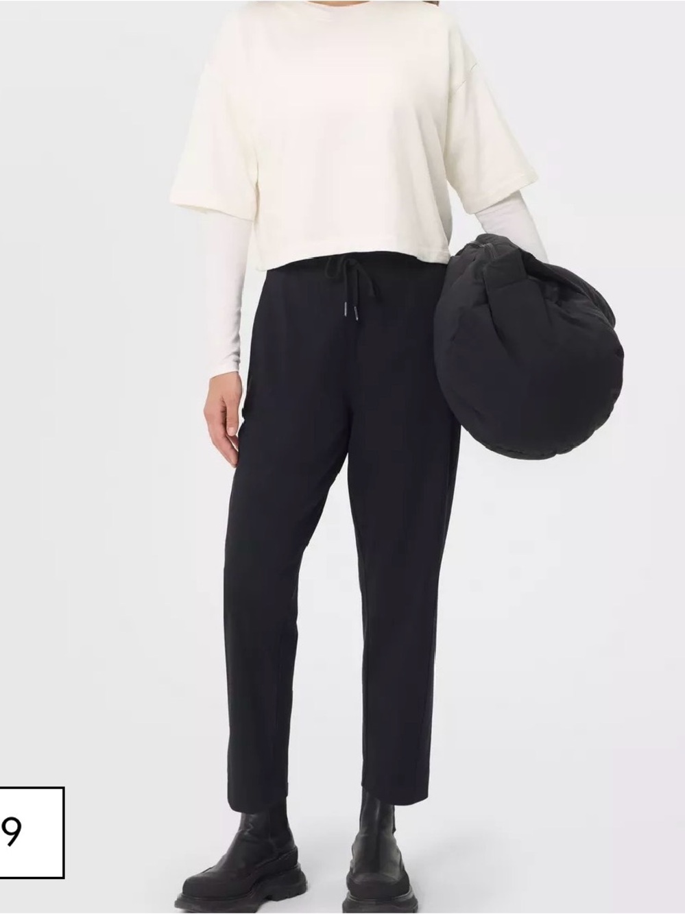 Sweaty betty winter explorer pants Women's Black Drawstring Jogger Pants